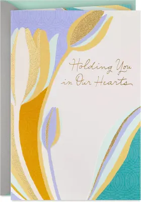 5rzb2130 Marketing Company Llc Office Sympathy Card From Both Or All Holding You In Our Hearts