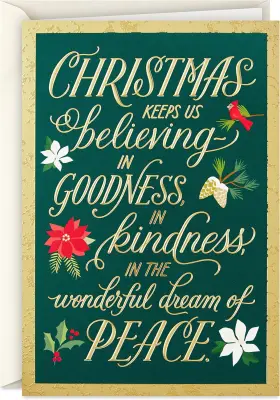 5xpx2326 Marketing Company Llc Office Hallmark Boxed Christmas Cards Keeps Us Believing 16 And Envel