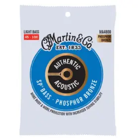 Ma4800 Martin Acoustic Phosphor Bronze Light Bass Strings