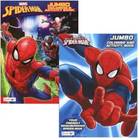 43221-1715 Marvel Spiderman Coloring And Activity Book Set - 2 Fun Books For Kids