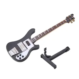 Jshf-738289 Maxmartt Miniature Bass Black Guitar Replica With Sta