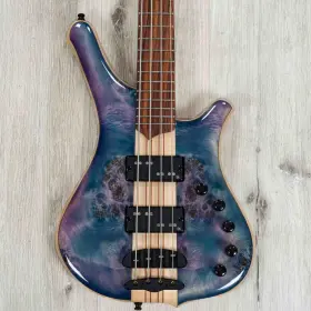 0009 Mayones 0009/2025/2 Comodous 4 32 Inch Medium-scale Bass Custom Transparent Northern Lights