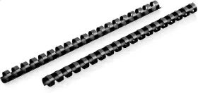 105-sheet Mead 4000138 9/16 Inch Comb Binding Spine Black Capacity 8.5x11 19-hole