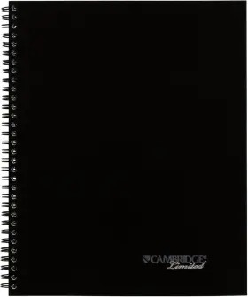 Mea06066 Mead Cambridge Limited Business Notebook With Quicknotes Legal Ruled Paper 8 Inch X 11