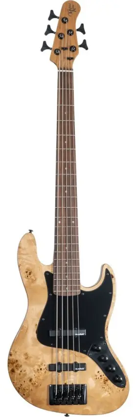 Mke5cbepru Michael Kelly Element 5r 5 String Electric Bass - Burl New Open Box