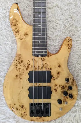 Mkp4cberu Michael Kelly Pinnacle 4 Active 4-string Electric Bass Guitar Poplar Burl