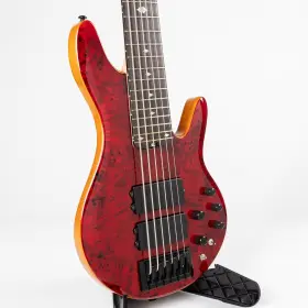 Mkp6ccberu-nat Michael Kelly Pinnacle 6 String Bass Guitar Dark Cherry