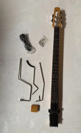 My-41-bass-5 Mingyu Open Box Item 41 Inch 5 String Traveler Silent Electric Bass