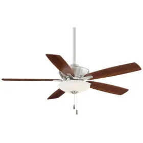 Minka-aire 706411064609 Minka-aire F553l-bn/dw Minute 52 Inch 5-blade Led Ceiling Fan In Brushed Nickel Fini