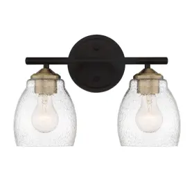 2432-878 Minka Lavery 747396117515 Winsley Wall Sconce 2-light 120 Total Watts 14-in H X 9
