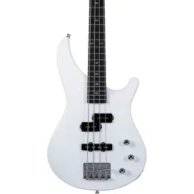 Mb100wh Mitchell Mb100 Short-scale Solidbody Electric Bass Guitar White