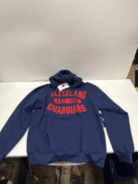 Mlb 199592042687 Cleveland Guardians Mens Champion Hooded Sweatshirt - L