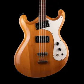88mos000 Mosrite Vintage 60s Joe Maphis Bass Natural With Ohsc