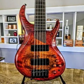535-21 Mtd Myrtle Burl Top Wenge Neck And Fingerboard Tulipwood Body