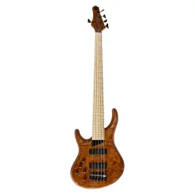 Mtd 687716100714 Kingston Z5 5-string Left-handed Bass Natural Gloss With Maple Fb