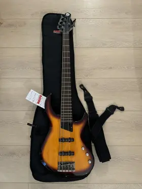 Mtd Bass 687716101551 Kingston Saratoga Deluxe 5 - Deep Cherry Burst With Maple Fb