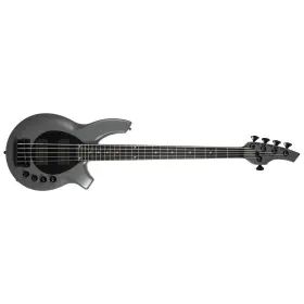 162-tgy-62-p2-mb-bm Music Man Ernie Ball Bongo 5 Hh 5-string Bass Ebony Fretboard Titan Gray