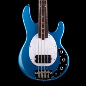 58mus008 Music Man Used Sterling By Stingray Short Scale Bass Toluca Lake Blue Hb With Bag