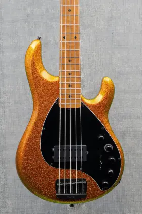 Music Man Bass Guitars 749699123576 Ernie Ball Stingray 5 Dark Ray Gold Bar