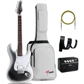 Mst-1 Musily 39 Inch Electric Guitar Kit Beginner Starter Full Size Solid Body Elec