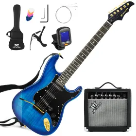 U6010110400 Mustar U6010110400#super1 Electric Guitar Kit 39 Inch Full Size Solid Wood Beginner Ki