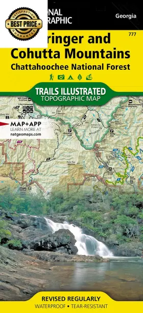 Ti00000777 National Geographic Springer And Cohutta Mountains Map Chattahoochee Forest No Results