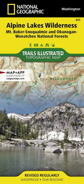 Ti00000825 National Geographic Alpine Lakes Wilderness Map Mt. Baker-snoqualmie And No Results