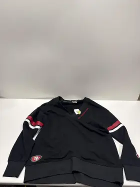 Nfl 199268389122 San Francisco 49ers Womens Dark Champion V-neck Tunic - S