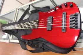 Bg-wav4meco Ns Design Wav4 Radius Bass Guitar Red With Matching Gigbag