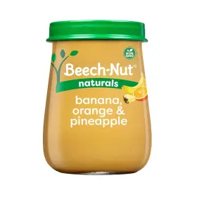 B17202 Nutrition Company Naturals Stage 2 Baby Food Banana Orange And Pineapple 4 Oz Jar 10 Pack