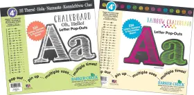 3508 - Office Products 468-piece Chalk Letter Pop-out Set Includes Two Packages Of Letters 234 Piece
