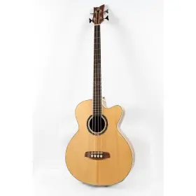 D558-4 Ortega 197881161033 Deep Series 5 Walnut A/e Bass Open Pore Ob