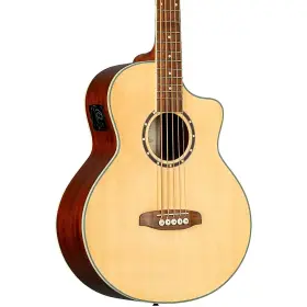 D7ce-5 Ortega 5-string Acoustic-electric Bass Guitar Natural