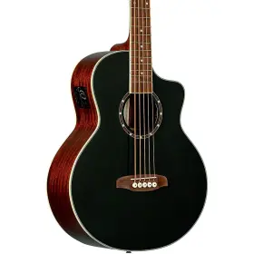 D8ce-5 Ortega 5-string Acoustic-electric Bass Guitar Black