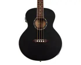D7e-sbk-4 Ortega Guitars 842960182514 Deep Series Medium Scale A/e Bass - Black B-stock