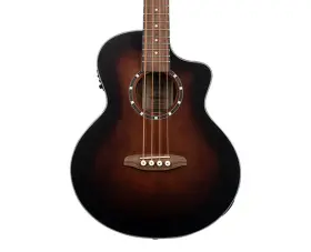 D7ce-bft-4 Ortega Guitars 842960182798 Deep Series Med. Scale A/e Bass - Bourbon Fade B-stock