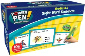 6857 Os Power Pen Learning Cards Sight Word Sentences