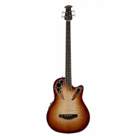 Ceb44x-7c Ovation Ov533.396 Celebrity Mid-depth Acoustic Eletric Bass Cognac Burst