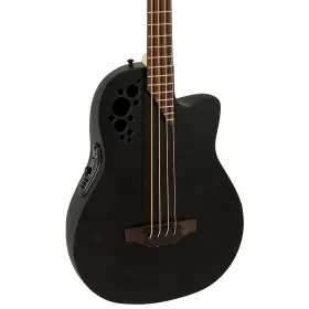B778tx-5-g Ovation .ov553.281 Pro Series Elite Tx Mid-depth A/e Bass Guitar Textured Black