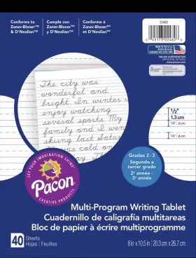 Pac2482 Pacon - Handwriting Paper Dftnealian Grades 2&3 / Zaner-bloser