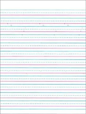 Zp2413 Pacon Zaner-bloser Midline Paper 10.5 Inch X8 500 Sheets