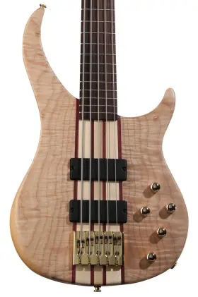 3620720 Peavey Cirrus 5 Electric 5-string Bass Guitar - Natural Flame Maple