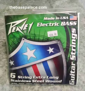 032-.130 Peavey 578430 Xl 6-string Bass Strings .032-.130 Stainless Wound Extra Long Cirrus Etc