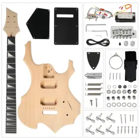 Pinikuyiro 797417208517 Diy 6 String Electric Guitar Kits Mahogany Body Maple St Style