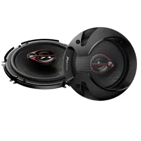 Pioneer 884938537810 - 6.5 Inch 3-way 300 W Max Power Coaxial Speakers Pair Black