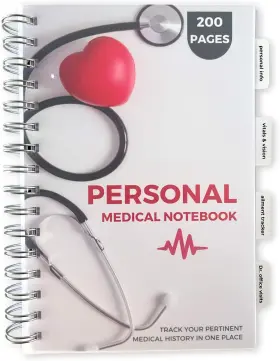Portage 705353296260 Notebooks Medical Records Organizer - Chronic Illness Essentials Blood P