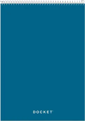 99614 Products Docket Wire-bound Writing Pad 8-1/2 Inch X 11-3/4 Blue Heavy-duty Cover Extra-st