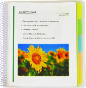Cli33650 Products Inc 10-pocket Poly Portfolio With Write-on Tabs Spiral-bound 5-tab Clear Ass