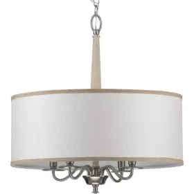 Progress Lighting 785247241866 Durrell Collection 4-light Sailcloth Linen Fabric Shade Coasta