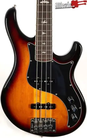100473 Prs Tc Se Kestrel Tri Color Sunburst Electric Bass Guitar With Gig Bag